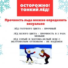Внимание! Просим ознакомиться с мерами безопасности на льду в весенний период