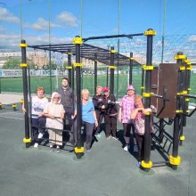 23 июля на малой спортивной площадке ГТО прошел приём нормативов комплекса ВФСК "ГТО" у старшего поколения Усинска