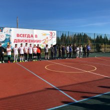 В прошедшие выходные в селе Колва состоялся товарищеский матч по футболу, посвященный 100-летию образования Республики Коми