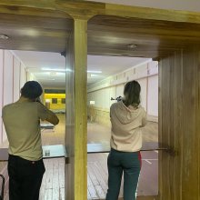 3 и 4 декабря участники Муниципального этапа зимнего Фестиваля ВФСК "ГТО" выполнили норматив "Стрельба из пневматической и электронной винтовки"