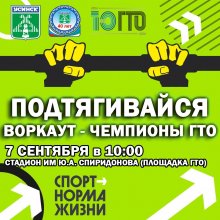 ВОРКАУТ - ЧЕМПИОНЫ ГТО!