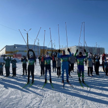 УСИНСК ПРИСОЕДИНИЛСЯ К МАССОВОМУ ЗАБЕГУ НА ЛЫЖАХ «КОМИ - ЗНАЧИТ ЛЫЖНИК»