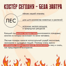 «Бережем природу от пожаров»
